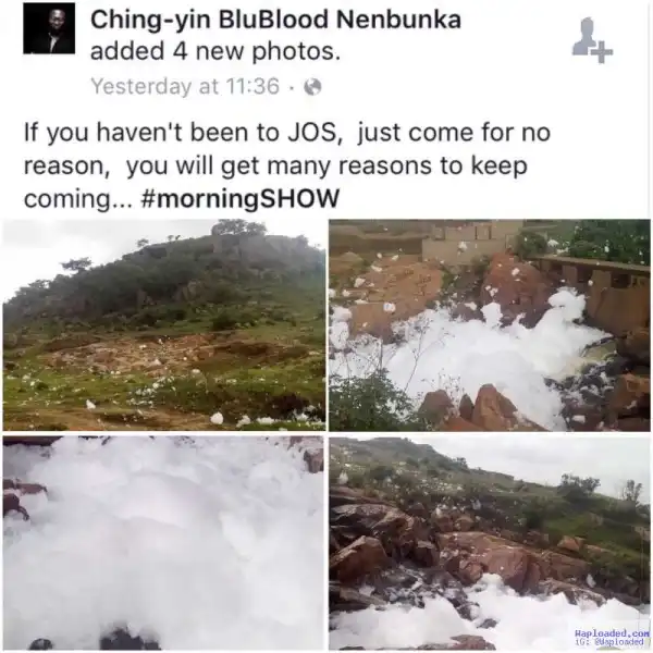 Snow Now Falling In Jos? Checkout These Photos